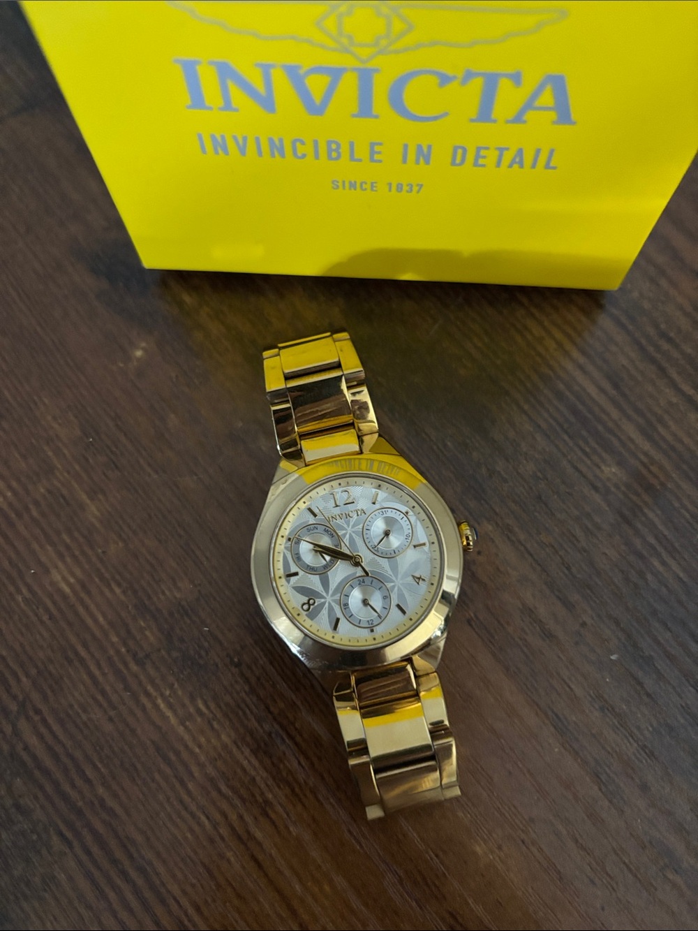 Invicta Gold-Tone Watch - Picture 4 of 4